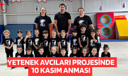 Minik Cimnastikler Atamızı Saygı ve Özlemle Andı