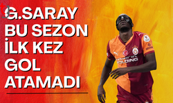 Galatasaray bu sezon ilk kez gol atamadı