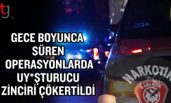 Gece boyunca art arda baskınlar düzenlendi