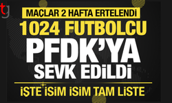 Bahis oynadığı gerekçesiyle 1024 futbolcu PFDK'ye sevk edildi!