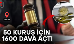 50 kuruşluk BSMV  için 1600 dava açtı