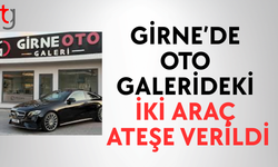 Kastî Hasar Girne’de İki Aracı Ateşe Verdiler