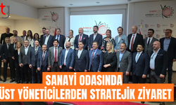 Tüm üst yöneticiler derneği heyeti, sanayi odasını ziyaret etti