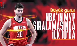 Alperen Şengün, NBA'in MVP sıralamasında ilk 10'da