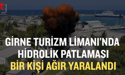 Girne Turizm Limanı’nda Hidrolik Patlaması: Bir kişi ağır yaralandı