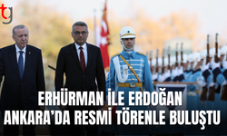Erhürman ile Erdoğan Ankara’da Resmi Törenle Bir Araya Geldi