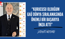 Akpınar: “Kurucusu olduğum gaü, dünya sıralamasında önemli bir başarıya imza attı”