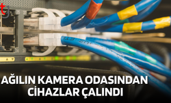 Kamera odasına girip UPS cihazı ve modem çaldılar