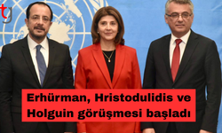 Erhürman, Hristodulidis ve Holguin görüşmesi başladı