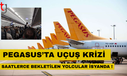 Pegasus'la Sabiha Gökçen- Ercan uçuşunda saatlerce bekleyen yolcular isyan etti