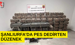 Şanlıurfa'da pes dedirten düzenek
