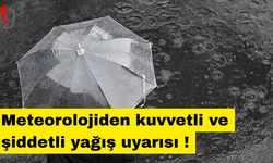Meteoroloji Dairesi uyardı !