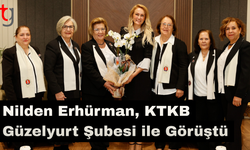 Nilden Erhürman, KTKB Güzelyurt Şubesi ile Görüştü