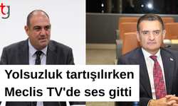 Yolsuzluk tartışılırken Meclis TV'de ses gitti