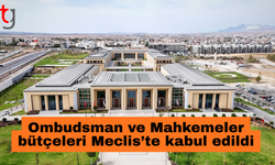 Ombudsman ve Mahkemeler bütçeleri Meclis’te kabul edildi
