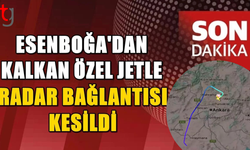 Esenboğa'dan kalkan özel jet düştü