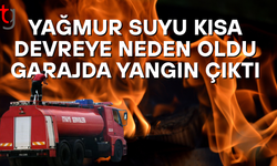 Gazimağusa’da makinist garajında yangın