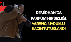 Demirhan’daki marketten parfüm çalan kadın teminata bağlandı