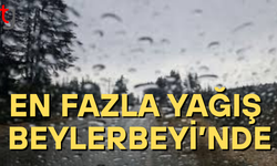 En fazla yağış 232 kilogram ile Beylerbeyi’nde kaydedildi
