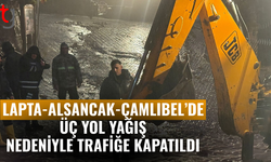 Lapta-Alsancak-Çamlıbel’de üç yol trafiğe kapatıldı