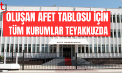 Afet komitesi: Tüm kurumlar sahada, riskler kontrol altına alınmaya çalışılıyor