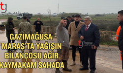 Gazimağusa Maraş’ta selin yaraları sahada tespit ediliyor