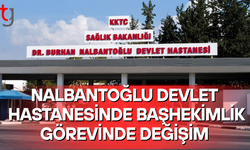 Nalbantoğlu Devlet Hastanesi'nde başhekimlik görevinde değişim