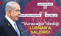İsrail, harita paylaşıp "vuracağız" dediği Lübnan'a saldırdı!
