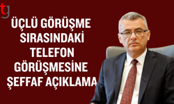 Erhürman üçlü görüşmedeki telefon iddialarına açıklık getirdi