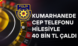 Kumarhanede iban bahanesiyle 40 bin tl’lik vurgun