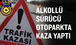 İskele’de alkollü sürücü otoparkta kazaya karıştı