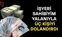 Çalışma izni vaadiyle üç kişiyi dolandırdı