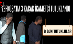 Lefkoşa’da izinsiz ikamet eden üç zanlıya 8 gün tutukluluk