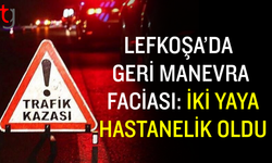 Lefkoşa’da geri manevra kazası: İki yaya yaralandı