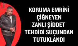 Koruma emrini ihlal eden zanlı şiddet tehdidiyle mahkemeye çıkarıldı