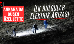 Libya askeri heyetinin jeti Ankara'da düştü