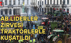 AB liderler zirvesi traktörlerle kuşatıldı: Mercosur anlaşmasına tepki