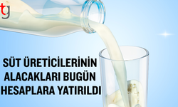 Süt bedelleri bugün hesaplara yatırıldı