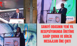 Sanayi odasının resepsiyonunda yerli üretim ve birlik vurgusu