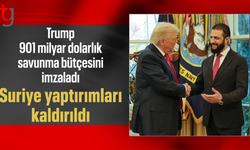 ABD Başkanı Trump, Suriye yaptırımlarını kaldıran savunma bütçesini imzaladı