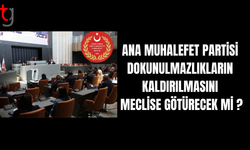 Şeffaf meclisin yolu dokunulmazlıkların kaldırılmasından geçiyor