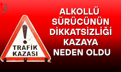 Trafik ışıklarında duran araca arkadan çarptı