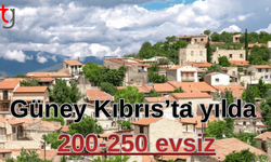 Güney Kıbrıs’ta yılda 200-250 evsiz