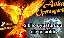2 kilo uyuşturucu ele geçirildi