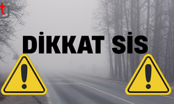 Dağyolunda sis etkili, sürücüler için dikkat çağrısı