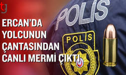 Ercan’da yolcunun çantasından canlı mermi çıktı