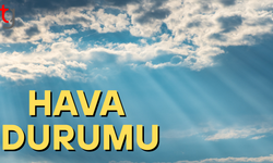 Hava bugün parçalı ve açık