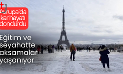Avrupa’da kar ve soğuk hava hayatı felç etti