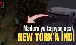 Maduro'yu taşıyan uçak New York'a indi