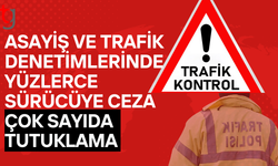 Asayiş ve trafik denetimlerinde çok sayıda suç ortaya çıktı